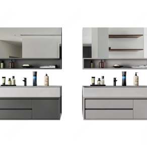 现代浴室柜3D模型下载